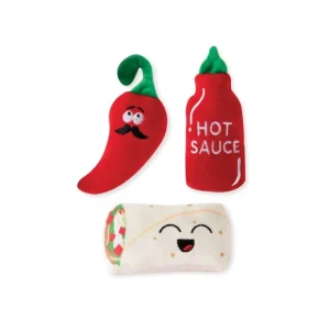3 Piece Small Dog Toy Set - Hot And Spicy - Pet Home | The Perfect Pet Supplies Shopping Experience
