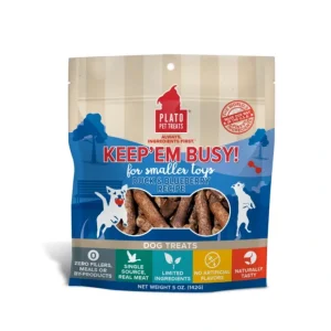 Plato KeepEm Busy Duck &Blueberry Meat Sticks for Smaller Toys - Pet Home | The Perfect Pet Supplies Shopping Experience