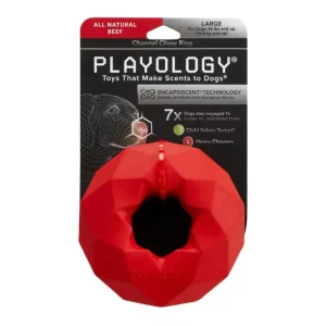 Playology Channel Chew Ring Dog Toy (Beef Scent) - Pet Home | The Perfect Pet Supplies Shopping Experience