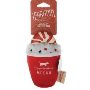 Plush Pup Mint & Mocha Cup 2-in-1 Toy - Pet Home | The Perfect Pet Supplies Shopping Experience