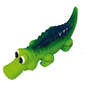 Prestige Squeaky Latex Crocodile 21Cm - Pet Home | The Perfect Pet Supplies Shopping Experience