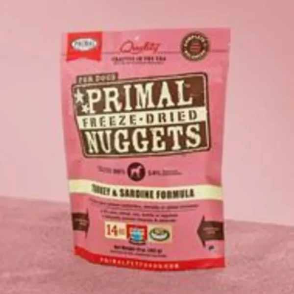 Primal - Raw Freeze-Dried Turkey Sardine Formula for Dogs - Pet Home | The Perfect Pet Supplies Shopping Experience