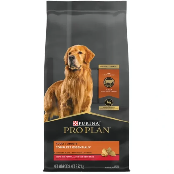 Pro Plan, Adult - Shredded Blend - Beef & Rice - 2.27 kg - Dry Dog Food - Pet Home | The Perfect Pet Supplies Shopping Experience