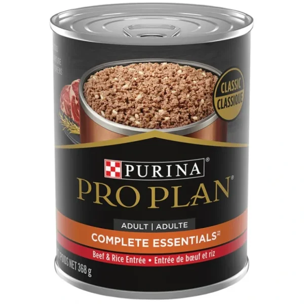 Pro Plan, Can, Adult-Complete Essentials-Beef & Rice - 368g - Wet Dog Food - Pet Home | The Perfect Pet Supplies Shopping Experience