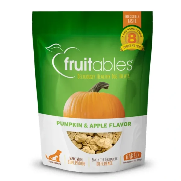 Pumpkin & Apple Baked Dog Treats from Fruitables, 7oz - Pet Home | The Perfect Pet Supplies Shopping Experience