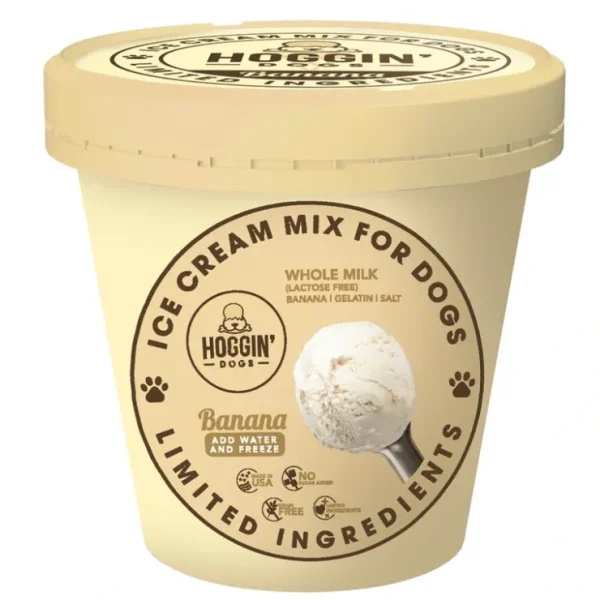 Puppy Cake Hoggin' Dogs Ice Cream Mix Banana 4.65oz - Pet Home | The Perfect Pet Supplies Shopping Experience