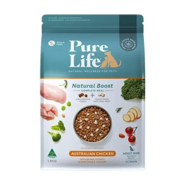 Pure Life Natural Boost Chicken Dry Dog Food - Pet Home | The Perfect Pet Supplies Shopping Experience