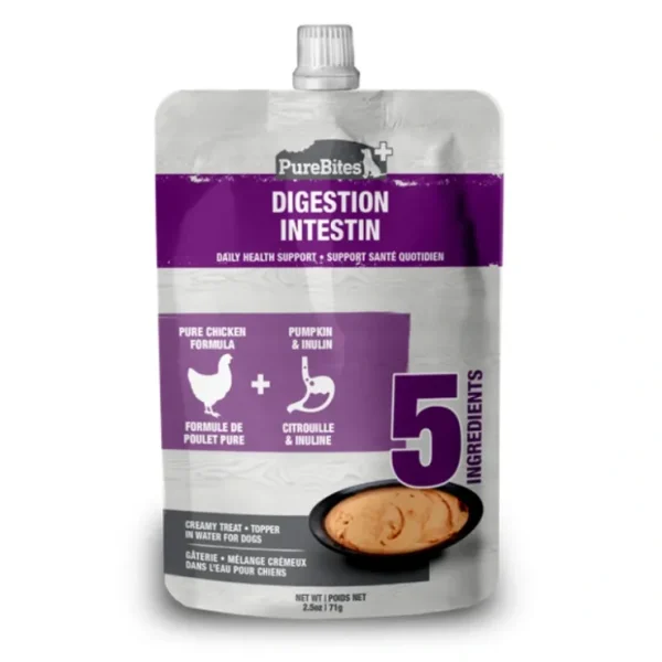 PureBites Digestion Squeezable Dog Treats (2.5 oz) - Pet Home | The Perfect Pet Supplies Shopping Experience