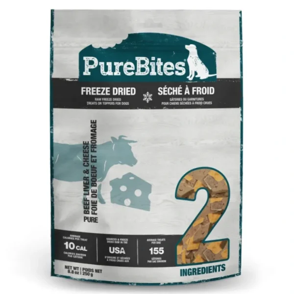 PureBites Freeze Dried Beef &Cheese Dog Treats - Pet Home | The Perfect Pet Supplies Shopping Experience