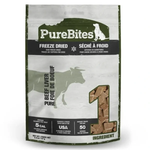PureBites Freeze Dried Beef Liver Dog Treats - Pet Home | The Perfect Pet Supplies Shopping Experience