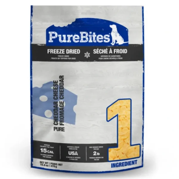 PureBites Freeze Dried Cheddar Cheese Dog Treats - Pet Home | The Perfect Pet Supplies Shopping Experience