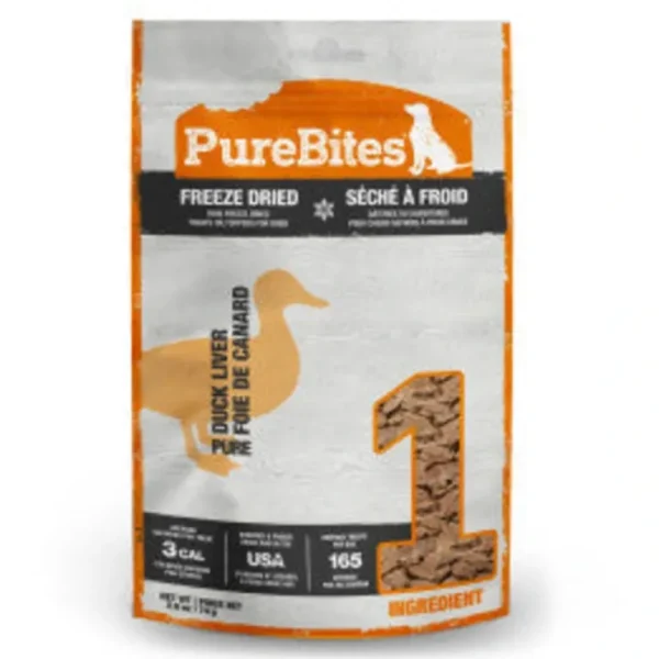 PureBites Freeze Dried Duck Liver Dog Treats - Pet Home | The Perfect Pet Supplies Shopping Experience