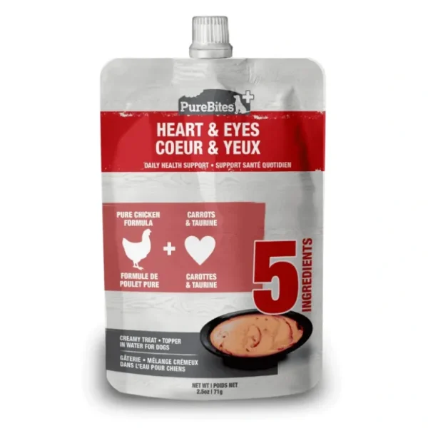 PureBites Heart &Eyes Squeezables Dog Treat - Pet Home | The Perfect Pet Supplies Shopping Experience