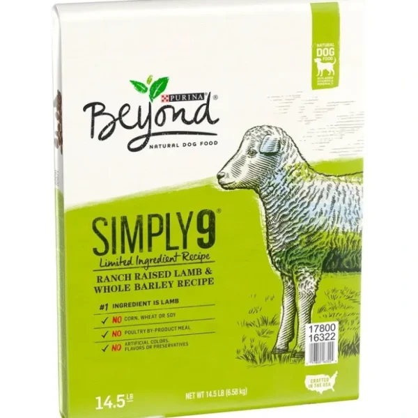 Purina Beyond Simply 9 Ranch Raised Lamb &Whole Barley Recipe Dry Dog Food - Pet Home | The Perfect Pet Supplies Shopping Experience