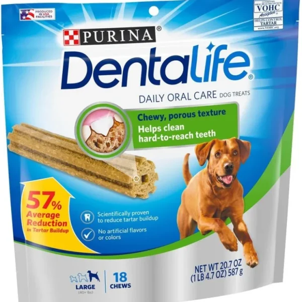 Purina Dentalife Daily Oral Care Adult Large Breed Chicken Flavor Dog Treats - Pet Home | The Perfect Pet Supplies Shopping Experience