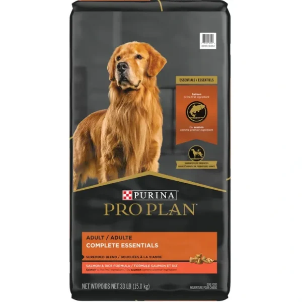 Purina Pro Plan Complete Essentials Shredded Blend Adult, Salmon & Rice Dry Dog Food 15kg - Pet Home | The Perfect Pet Supplies Shopping Experience