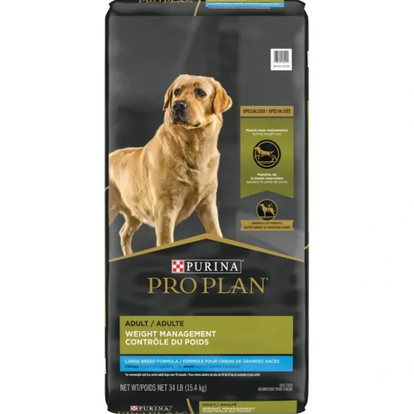 Purina Pro Plan Weight Management Adult, Large Breed Dry Dog Food 15.4kg - Pet Home | The Perfect Pet Supplies Shopping Experience