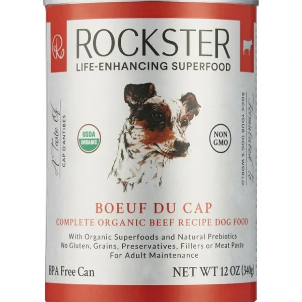 Rockster Boeuf Du Cap Complete Organic Beef Recipe Canned Dog Food - Pet Home | The Perfect Pet Supplies Shopping Experience