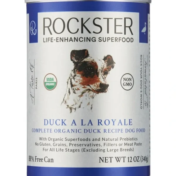 Rockster Duck A La Royale Complete Organic Duck Recipe Canned Dog Food - Pet Home | The Perfect Pet Supplies Shopping Experience