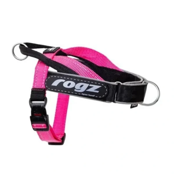 Rogz Utility LetzGo Personalised Harness Med/Lge Pink - Pet Home | The Perfect Pet Supplies Shopping Experience