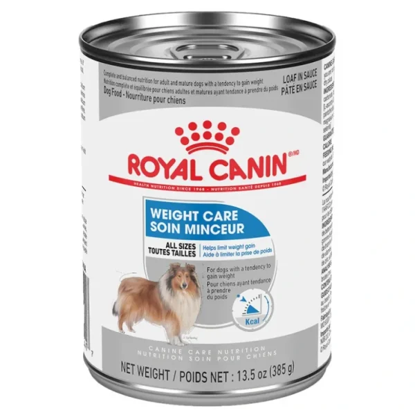 Royal Canin, Canine Care Nutrition Adult Weight Care Loaf in Sauce - Wet Dog Food - Pet Home | The Perfect Pet Supplies Shopping Experience