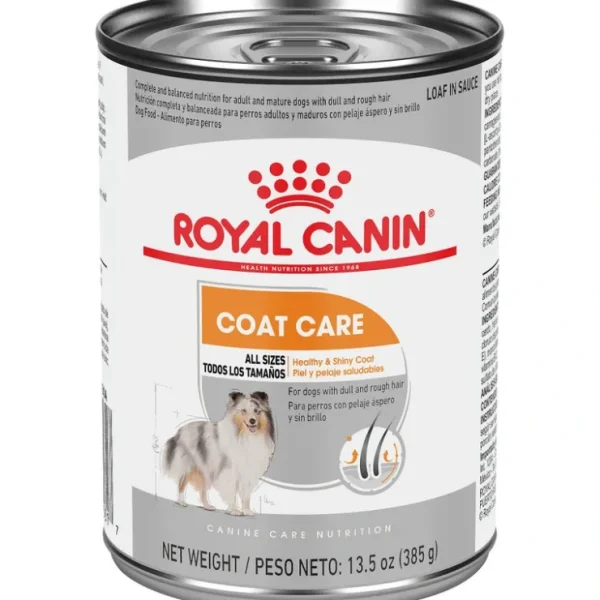 Royal Canin Coat Care Loaf in Sauce Canned Dog Food - Pet Home | The Perfect Pet Supplies Shopping Experience