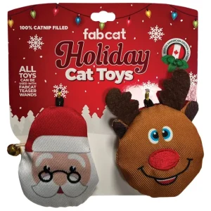 Santa & Reindeer Cat Toy - 2 Pack - Pet Home | The Perfect Pet Supplies Shopping Experience