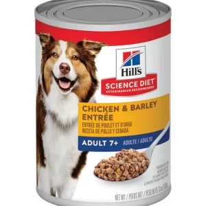 Science Diet, Adult 7+ Chicken & Barley Canned Dog Food, 370 g - Wet Dog Food - Pet Home | The Perfect Pet Supplies Shopping Experience