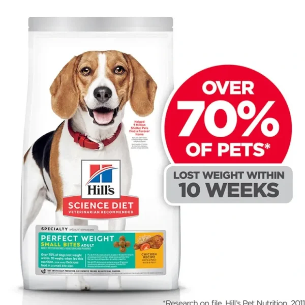 Science Diet, Adult Perfect Weight Small Bites Chicken Recipe Dry Dog Food - Pet Home | The Perfect Pet Supplies Shopping Experience