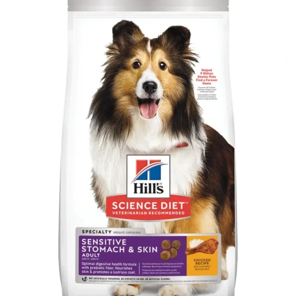Science Diet, Adult Sensitive Stomach & Skin Chicken Recipe Dry Dog Food - Pet Home | The Perfect Pet Supplies Shopping Experience