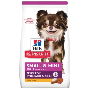 Science Diet, Adult Sensitive Stomach & Skin Small & Mini Chicken Recipe Dry Dog Food - Pet Home | The Perfect Pet Supplies Shopping Experience