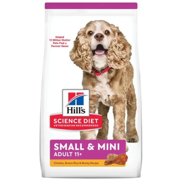 Science Diet, Small & Mini Adult 11+ Chicken Meal, Barley & Brown Rice Recipe Dry Dog Food - Dry Dog - Pet Home | The Perfect Pet Supplies Shopping Experience
