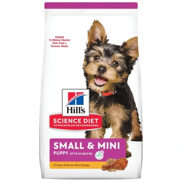 Science Diet, Small & Mini Puppy Chicken & Brown Rice Recipe Dry Dog Food, 2.04 kg - Dry Dog Food - Pet Home | The Perfect Pet Supplies Shopping Experience
