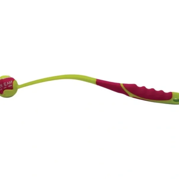 Scream Deluxe Grip Ball Launcher Sml Loud Green/Pink 46Cm (Small 5Cm Ball) - Pet Home | The Perfect Pet Supplies Shopping Experience