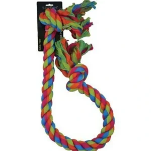 Scream 2-Knot Jumbo Rope Dog Toy 120Cm - Pet Home | The Perfect Pet Supplies Shopping Experience