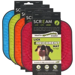 Scream Lick Enrichment Mat Square for Crate/ Cage - Pet Home | The Perfect Pet Supplies Shopping Experience