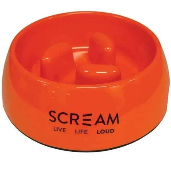 Scream round Slow down Pillar bowl for dogs Medium 400ml - Pet Home | The Perfect Pet Supplies Shopping Experience