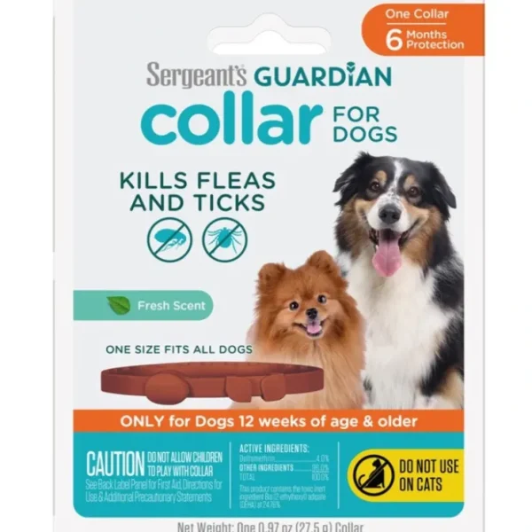 Sergeant's Guardian Flea &Tick Collar for Dogs - Pet Home | The Perfect Pet Supplies Shopping Experience