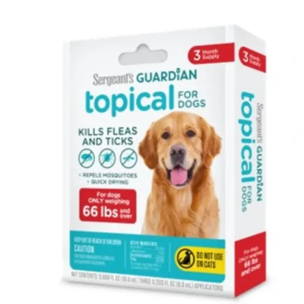Sergeant's Guardian Flea &Tick Topical for Dogs 3 Count - Pet Home | The Perfect Pet Supplies Shopping Experience