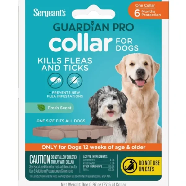 Sergeant's Guardian PRO Flea &Tick Collar for Dogs - Pet Home | The Perfect Pet Supplies Shopping Experience