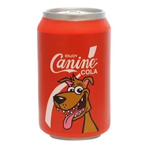 Silly Squeaker Canine Cola Can Dog Toy - Pet Home | The Perfect Pet Supplies Shopping Experience