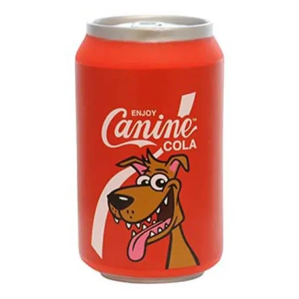 Silly Squeaker Canine Cola Can Dog Toy - Pet Home | The Perfect Pet Supplies Shopping Experience