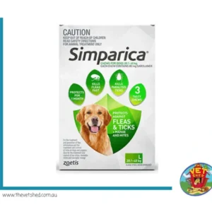 Simparica for Large dogs 20-40kg 6 pack Flea, Tick and Mite treatment - Pet Home | The Perfect Pet Supplies Shopping Experience