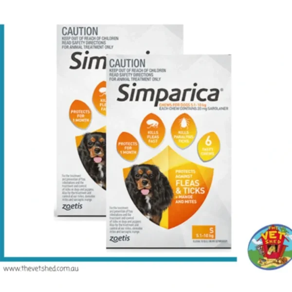 Simparica for Small dogs 5-10kg 12 pack Flea, Tick and Mite treatment - Pet Home | The Perfect Pet Supplies Shopping Experience