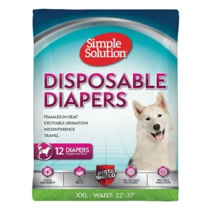 Simple Solution, Disposable Diapers - 12 Pk - XX-Large - Pet Home | The Perfect Pet Supplies Shopping Experience