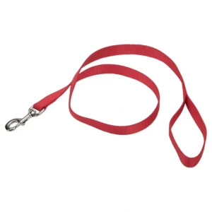 Single-Ply Dog Leash, Red, Large - 1" x 6' - Pet Home | The Perfect Pet Supplies Shopping Experience