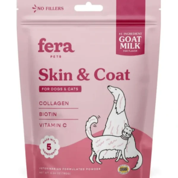Skin + Coat Goat Milk Topper for Dogs and Cats from Fera Pet Organics - Pet Home | The Perfect Pet Supplies Shopping Experience