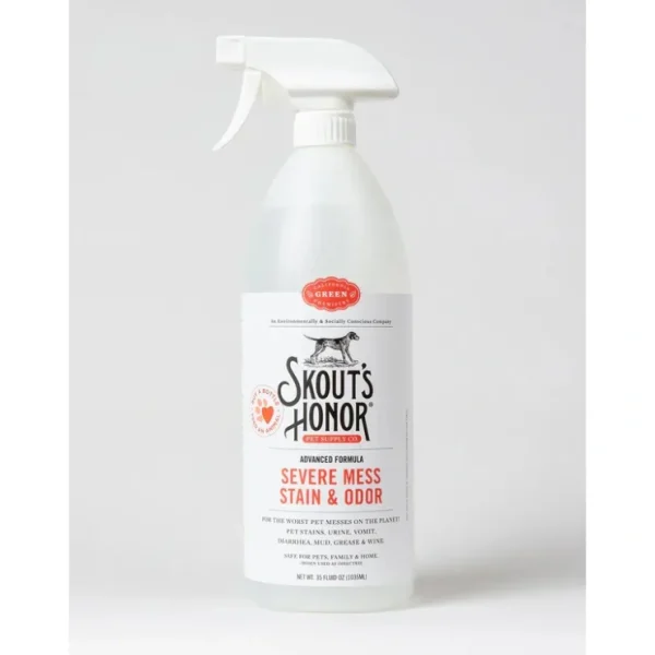 Skout's Honor Severe Mess Stain &Odor Advanced Formula for Dogs (35 oz) - Pet Home | The Perfect Pet Supplies Shopping Experience