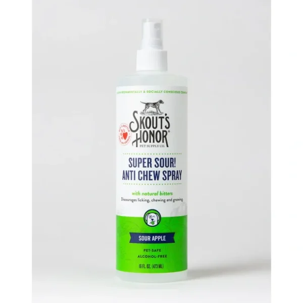 Skout's Honor Super Sour! Anti Chew Spray for Dogs - Pet Home | The Perfect Pet Supplies Shopping Experience