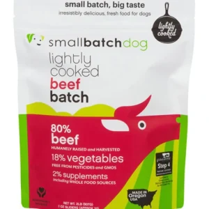 Smallbatch Lightly Cooked Beef Batch Dog Food - Pet Home | The Perfect Pet Supplies Shopping Experience